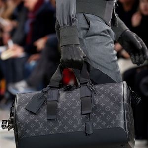 Louis Vuitton Monogram Eclipse Voyager Keepall 45
